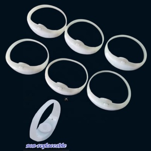 Kinder buntes RGB LED Armband Weiches Gummiband Personal isiertes Silikon DMX Blinkendes Armband Weihnachten Neujahr Thanksgiving - Product Image 4