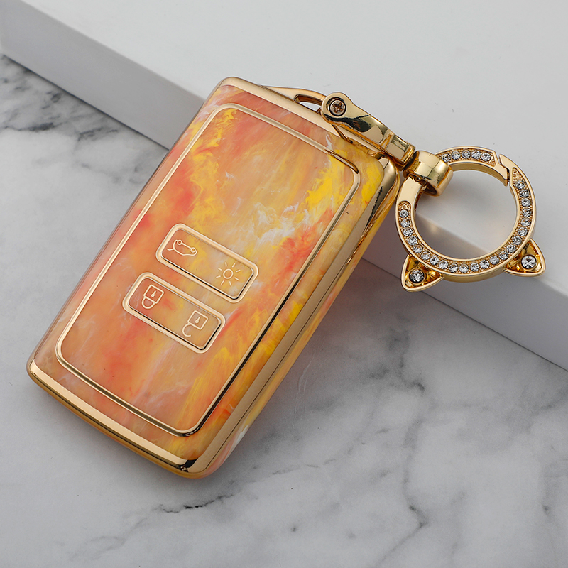 Yellow+Key Ring