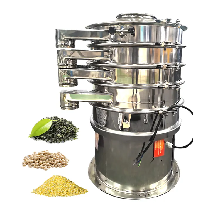 China manufacturer green coffee grader sieve manual 45cm mini rotary circular vibrating screen