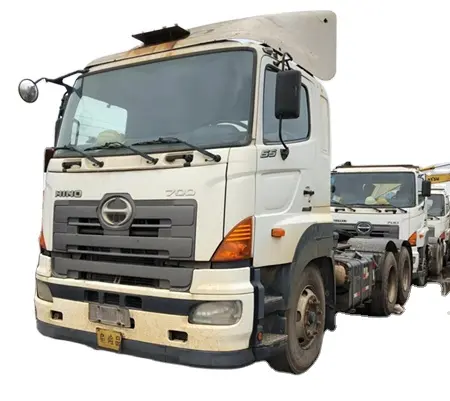 מקורי יפן made זול בשימוש hino 700 קרוואן ראש משאית