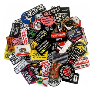 Hot bán thêu các bản vá lỗi móc và vòng lặp tùy chỉnh thiết kế hat vá - Product Image 1