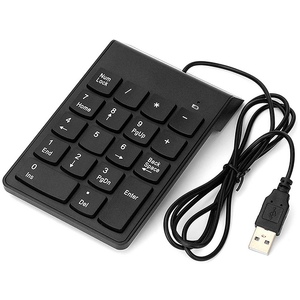 Teclado numérico USB con cable de 18 teclas Mini teclado digital de repuesto para iMac Mac Pro MacBook Air Pro Laptop PCs - Product Image 1