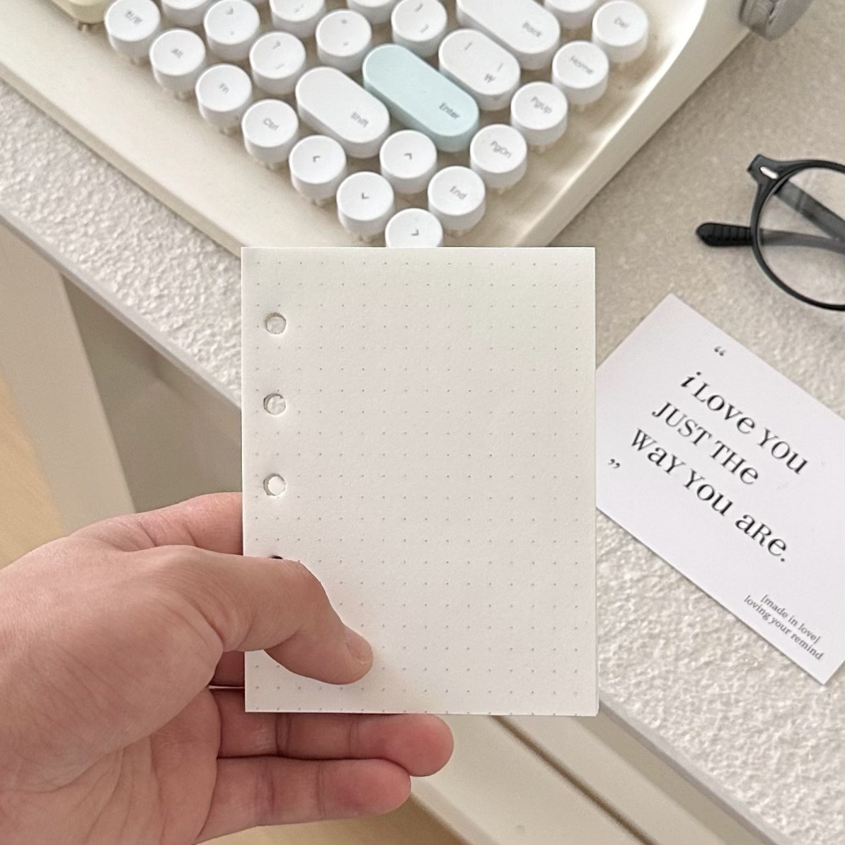 Noyau matriciel à points blancs M5 - 45 feuilles