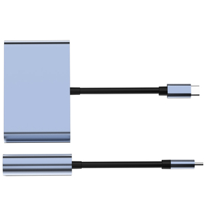 热销产品5合1 Type-C集线器USB 3.0 Type-C扩展坞适配器，适用于带PD VGA高清电视音频的USB 3.0笔记本电脑 - Product Image 4