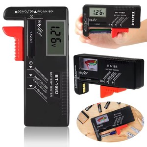 BT-168 /BT-168D Tester batteria puntatore/Display digitale batteria Volt Checker analizzatore batteria per cella a bottone AA AAA C D 9V 1.5V - Product Image 1