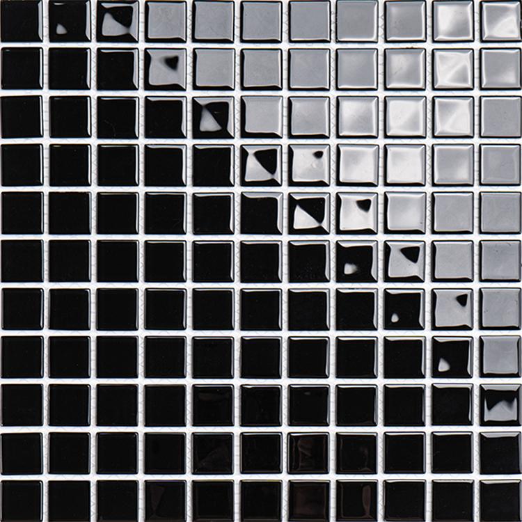 2524 black glass mosaic