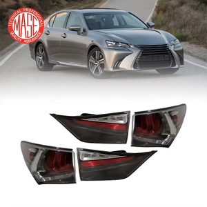 CZJF LED kuyruk Lighft eski yeni W/O sis işık Lexus gsgsiçin Lexus gsgs450h GS F 2016 2017 2018 2019 2020 kırmızı Lens rengi - Product Image 4