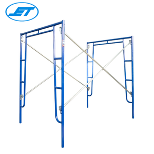 Sistema de andamio de marco de acero Andamio estándar alemán en construcción de encofrado de hormigón - Product Image 1