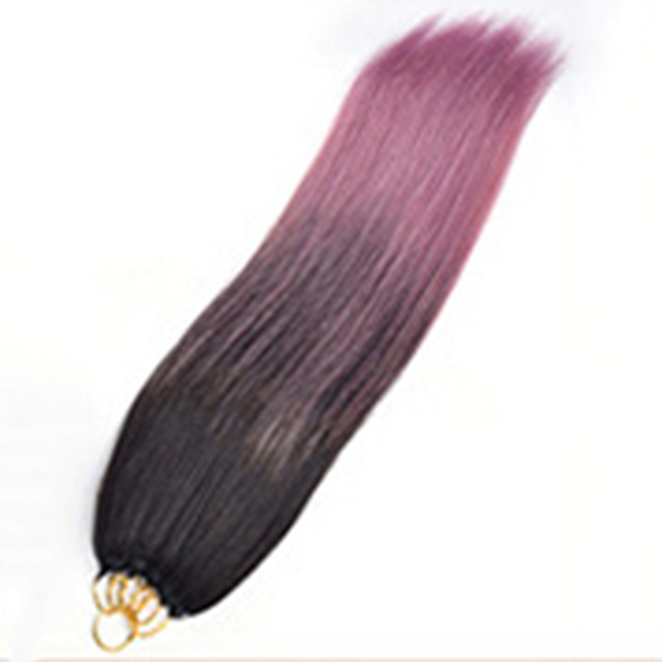 8 3rd-generation feather hair extensions