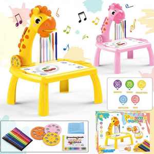 2023 New <strong>Cartoon</strong> Lcd Drawing Board Table Pad Painting Writing Tablet Typing Board Zeichenbr Sketch Projector <strong>Kids</strong> <strong>Art</strong> Drawing - Product Image 3