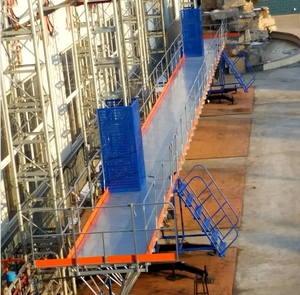Plataforma de construção de escalada, palco de construção motorizado esfregão plataforma de trabalho