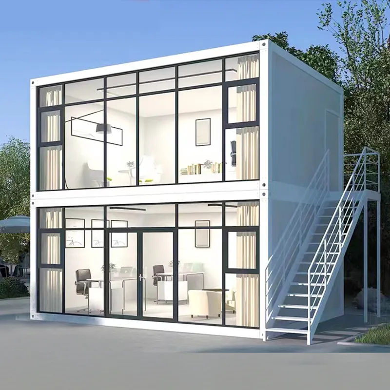 Luxury Modern International Light Steel Structure Prefab Houses 3 Bedrooms Trinidad And Tobago