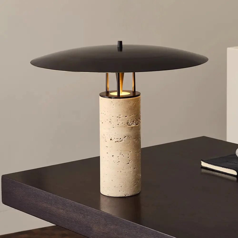 Nordisches modernes minimalist isches Arbeits zimmer Wohnzimmer Schlafzimmer Hotel LED Marmor Tisch lampe