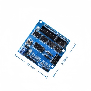 Uno R3 V5 Erweiterungs karte Sensor Shield V5.0 Elektronische Bausteine Blaue Version Kompatibel mit UNO R3 - Product Image 4