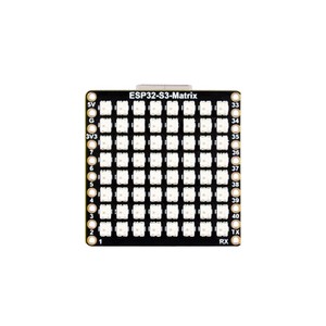 ESP32-S3-Matrix Entwicklungs board, Onboard 8x8 RGB LED Matrix und QMI8658 6-Achsen-Sensor, Unterstützt Wi-Fi und Blueth LE