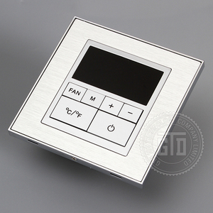 Pulsante con struttura in metallo argento di lusso controllo centralizzato on line hotel intelligente usa interruttore MODBUS Modbus 12V DC RS485 - Product Image 4
