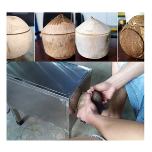 Green Young <strong>Coconut</strong> Opener Stainless Steel Green <strong>Shell</strong> <strong>Coconut</strong> Opener Machine