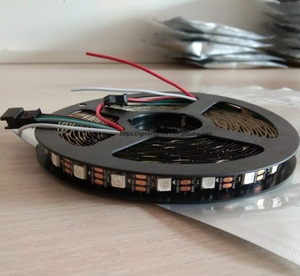 WS2812B programlanabilir rüya tam renkli LED bant SMD5050 5M 300LEDs adresli RGB 60LED/m piksel şerit LED şerit ışıkları DC 5V - Product Image 2