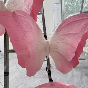 Bướm khổng lồ giả bằng giấy tự đứng, phổ biến dùng làm phông nền sự kiện, đám cưới, trang trí tiệc, trưng bày cửa sổ - Product Image 6