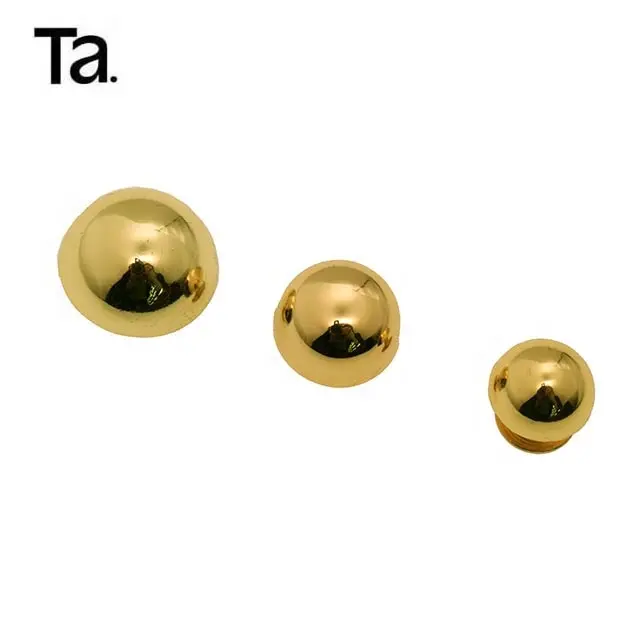 TANAI — rivets à vis à tête ronde en métal, nouveau, Design rond