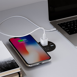 カスタムEu Usa 2 Ac電源ソケット家具デスクトップソケットテーブル隠しUsbグロメット電源ソケットアウトレット2 Usbポート付き - Product Image 5