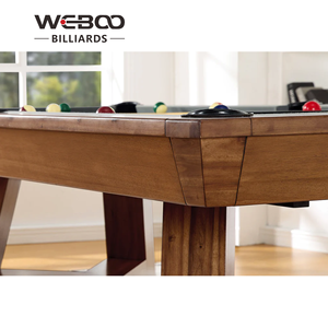 WEBOO Wholesale <strong>Multi</strong> <strong>Functional</strong> 7 Feet 8 Feet Solid Wood <strong>3</strong> in 1 Pool Dining Pool <strong>Table</strong> Family <strong>Game</strong> American Classic Pool <strong>Table</strong> - Product Image 5