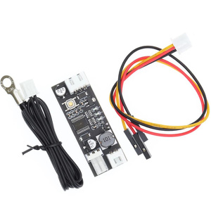 Solo 12V 0.8A DC PWM 2-3 hilos ventilador Control de temperatura controlador de velocidad chasis computadora Noiseor PC CPU ventilador enfriador alarma STK IC - Product Image 6