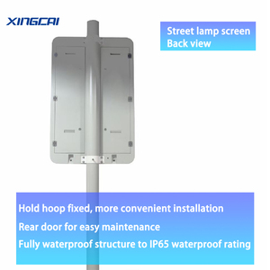 Xingcai Wifi 4G 5G Беспроводное управление P2.9 P3.9 P4.8 уличное освещение Полюс фонарный столб светодиодный дисплей вывеска