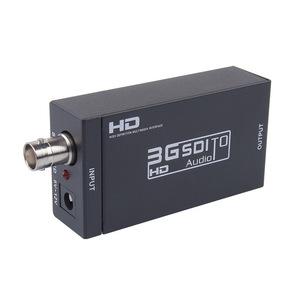 Convertidor compatible con 3G SDI a HDMI 1080p Cámara de entrada DVR a Monitor Adaptador de proyector HDTV