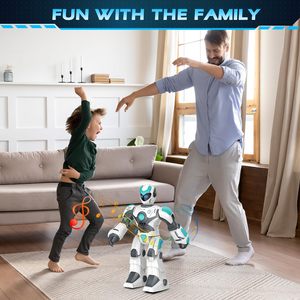 YX Robot giocattoli per i bambini, programmabile telecomando Robot con intelligente gesto di rilevamento, ricarica, canto e danza modalità - Product Image 5