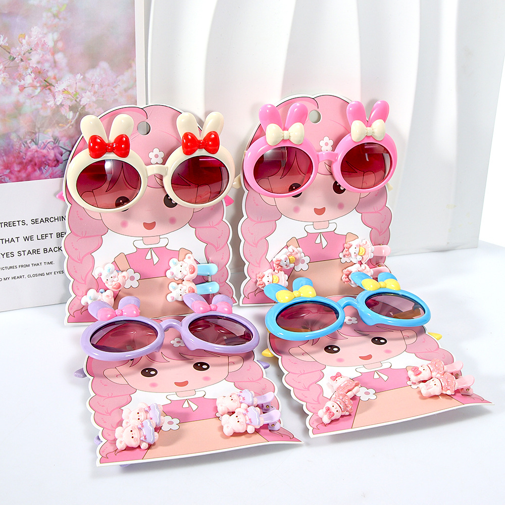 6 Sunglasses Hair Clip Set Combination 1 Piece