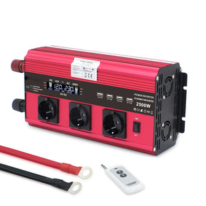 2000W <strong>DC</strong> 12V to <strong>AC</strong> 220V LCD Display Remote Control Modified Sine Wave <strong>Power</strong> Converter Inverter Outdoor - Product Image 1