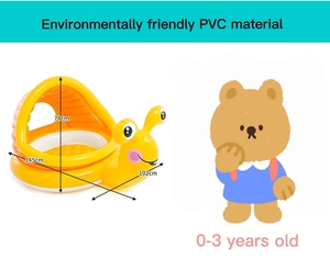 Небольшая надувная игровая площадка для помещений и улицы, водный поплавок, большой пруд с улиткой и большим ртом, надувной детский Океанский бассейн для шаров - Product Image 6