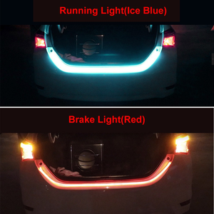 หลากสี RGB กล่องไฟท้ายด้านหลังแบบไดนามิก Streamer เบรคสัญญาณไฟเลี้ยวเตือน LED Strip Lighting 120ซม. 150ซม. Car Styling - Product Image 5