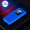 blue brushed