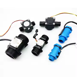 Medidor de flujo de señal de salida de pulso personalizable OEM plástico/latón/acero inoxidable rotor turbina calentadores de agua sensores de flujo