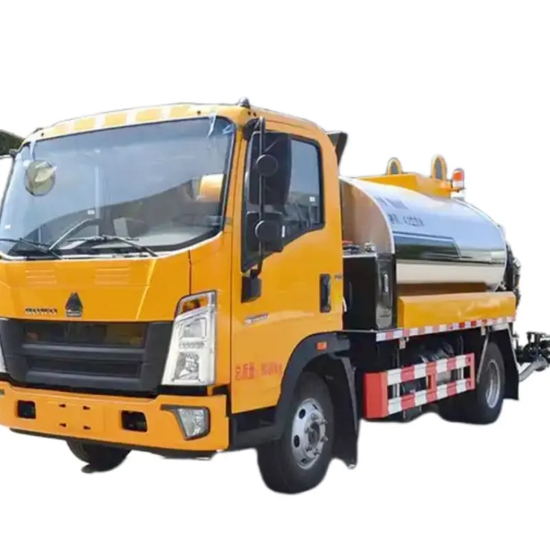 Sinotruk HOWO 4x2 Mini nhựa đường paver xe tải bitum nhựa đường phun nhà phân phối xe tải để bán