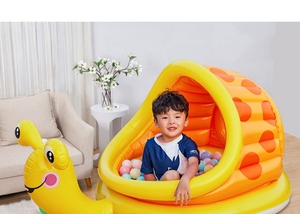 Небольшая надувная игровая площадка для помещений и улицы, водный поплавок, большой пруд с улиткой и большим ртом, надувной детский Океанский бассейн для шаров - Product Image 4