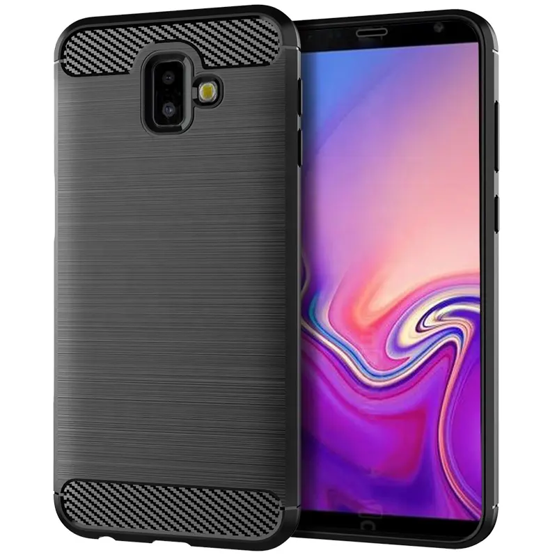 ホット製品ブラッシュドストライプカーボンファイバー滑り止めTPU Mobail電話ケースfor Meizu 16T 16Xs 16s Note 9 C9 Pro Zero 8 X8 V8 16X