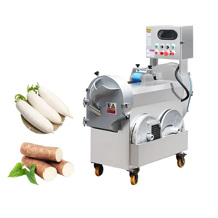 Industrial Cube Cutting Machine Commercial Vegetable Dicer Carrot Onion Kiwi Fruit Apple Mango Vegetable Dicer Machine
