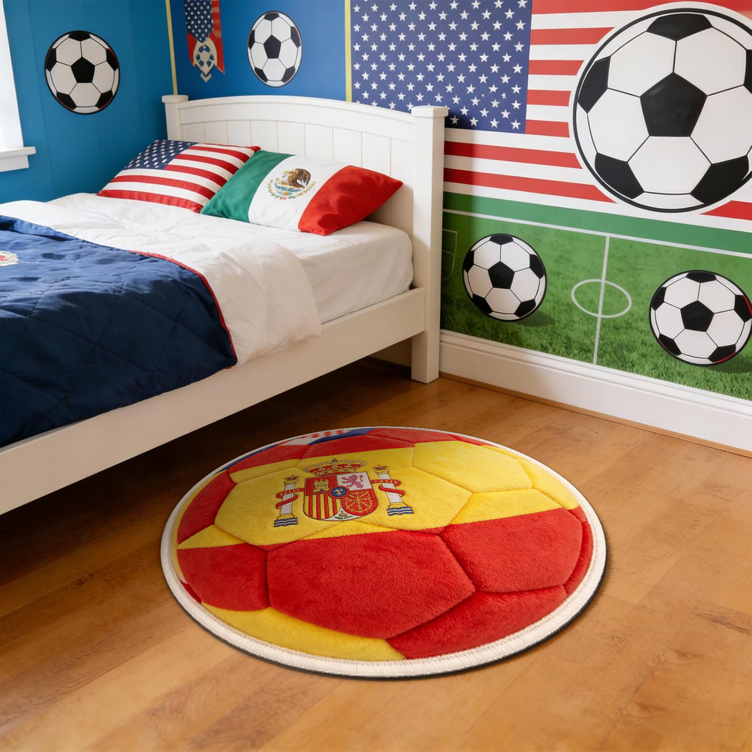 Zy world cup cashmere floor mat-6