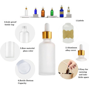 Cosméticos Vazio Frosted Glass <span class=keywords><strong>Bottles</strong></span> 5ml <span class=keywords><strong>10ml</strong></span> 15ml Frosting Glass <span class=keywords><strong>Dropper</strong></span> Containers para óleos essenciais em estoque Garrafa de vidro