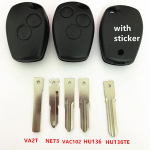 2/3 Button <strong>Key</strong> Case FOB for Renault Megane Modus <strong>Espace</strong> Laguna Duster Logan Sandero Fluence Clio Kango for Nissan Fob Shell - Product Image 4