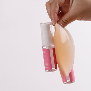 Bra silikon dapat dipakai ulang, penutup puting payudara silikon, perekat dua sisi, tidak terlihat, pelindung puting tanpa lem - Product Image 2