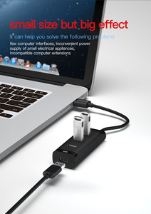 DM โปรโมชั่น 4 พอร์ต usb 2.0 hub พร้อมสวิทช์สำหรับพอร์ตเดียว CHB005 - Product Image 5