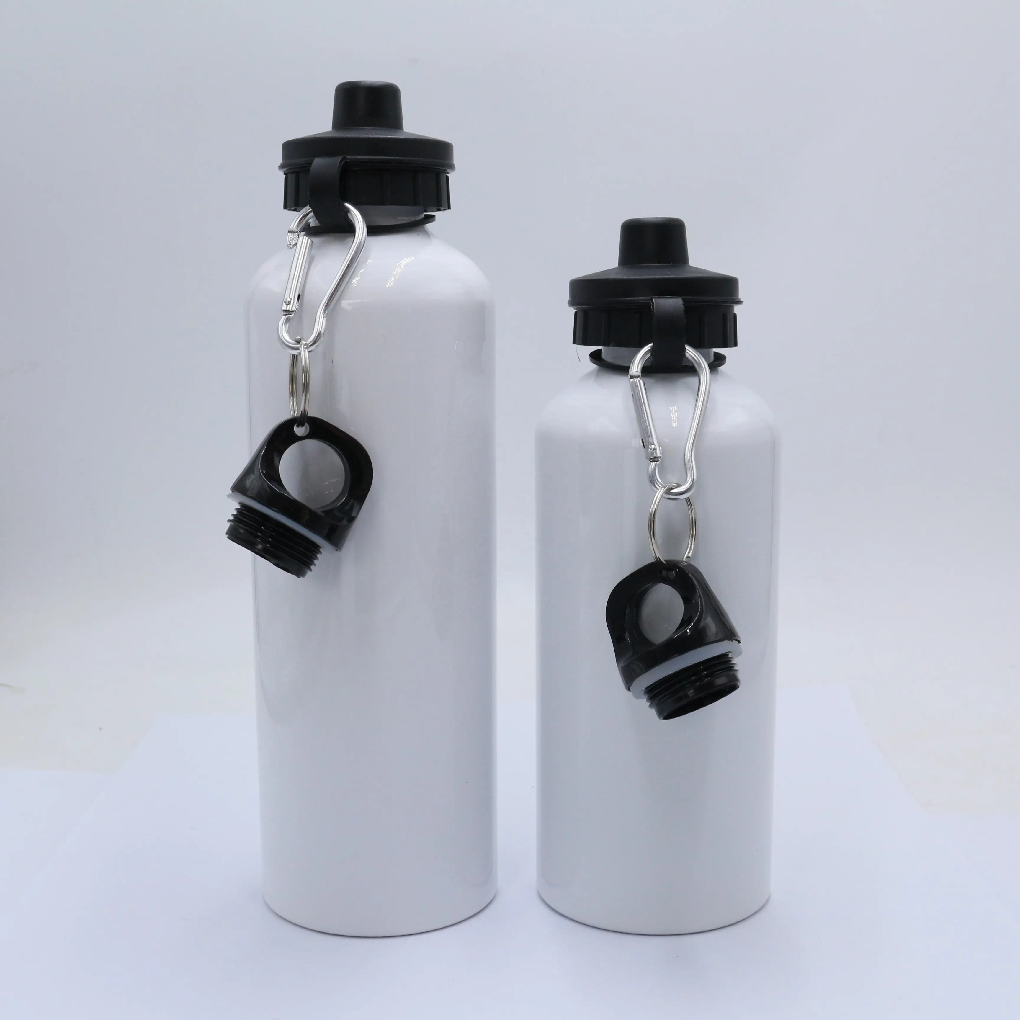 उच्च बनाने की क्रिया कारतूस सफेद खेल एल्यूमीनियम खेल पानी की बोतल पोर्टेबल गर्मी प्रेस हस्तांतरण मुद्रण के लिए