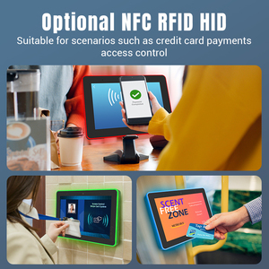 8 ''10'' 15 ''kỹ thuật số biển Tablet Android với tuổi con người công nhận, NFC, PoE sạc cho làm việc đồng hồ trong, tham dự máy - Product Image 3