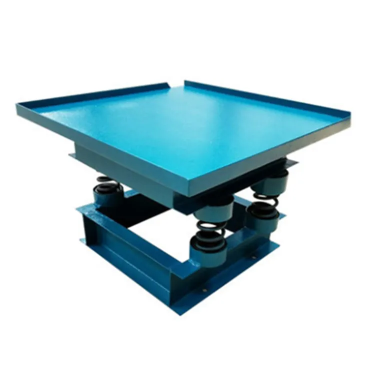 Machine à shaker pour la fabrication de blocs de pavés Table vibrante pour poteaux en béton de ciment Table vibrante pour la vente