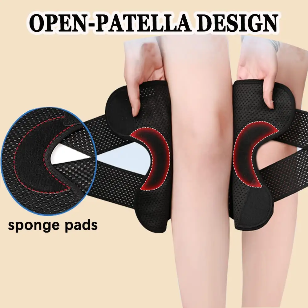 FSPG Compression Knee Brace Injuries Recovery With Side Stabilizers Relieve Meniscal Tear Knee brace
