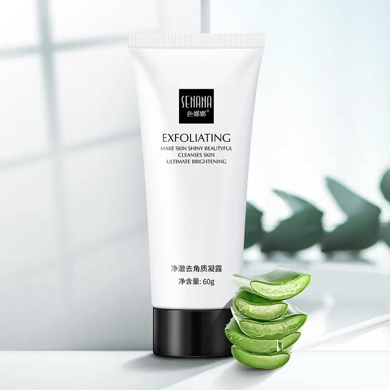 SENANA derin temizlik doğal aloe vera yüz yıkama nazik peeling jeli yüz temizleyici